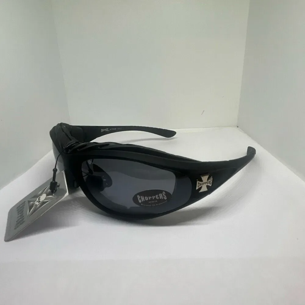 Choppers Wrap Around Sunglasses Foam Lined UV400 Protection